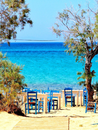 naxos cyclades greece restaurant on the beach 316x417