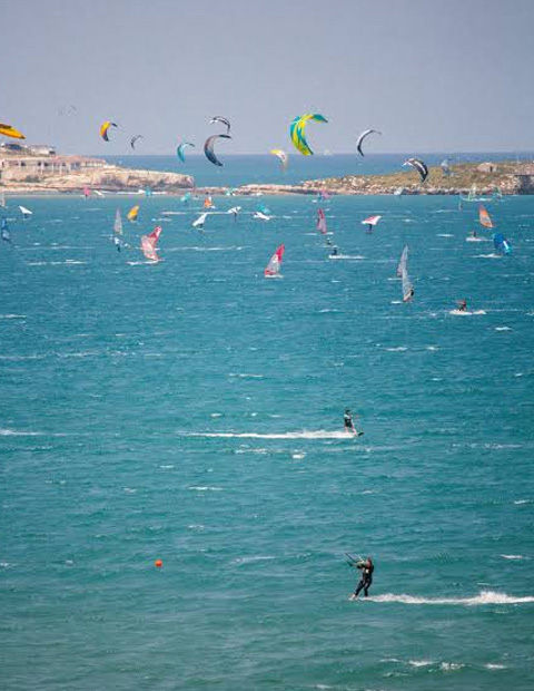 naxos cyclades greece kitesurfing mikri vigla beach 480x620